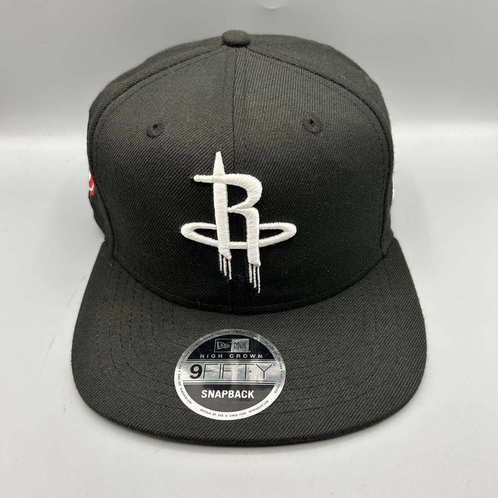 Houston Rockets NBA Hat Men Black 9Fifty New Era Snap Back Cap